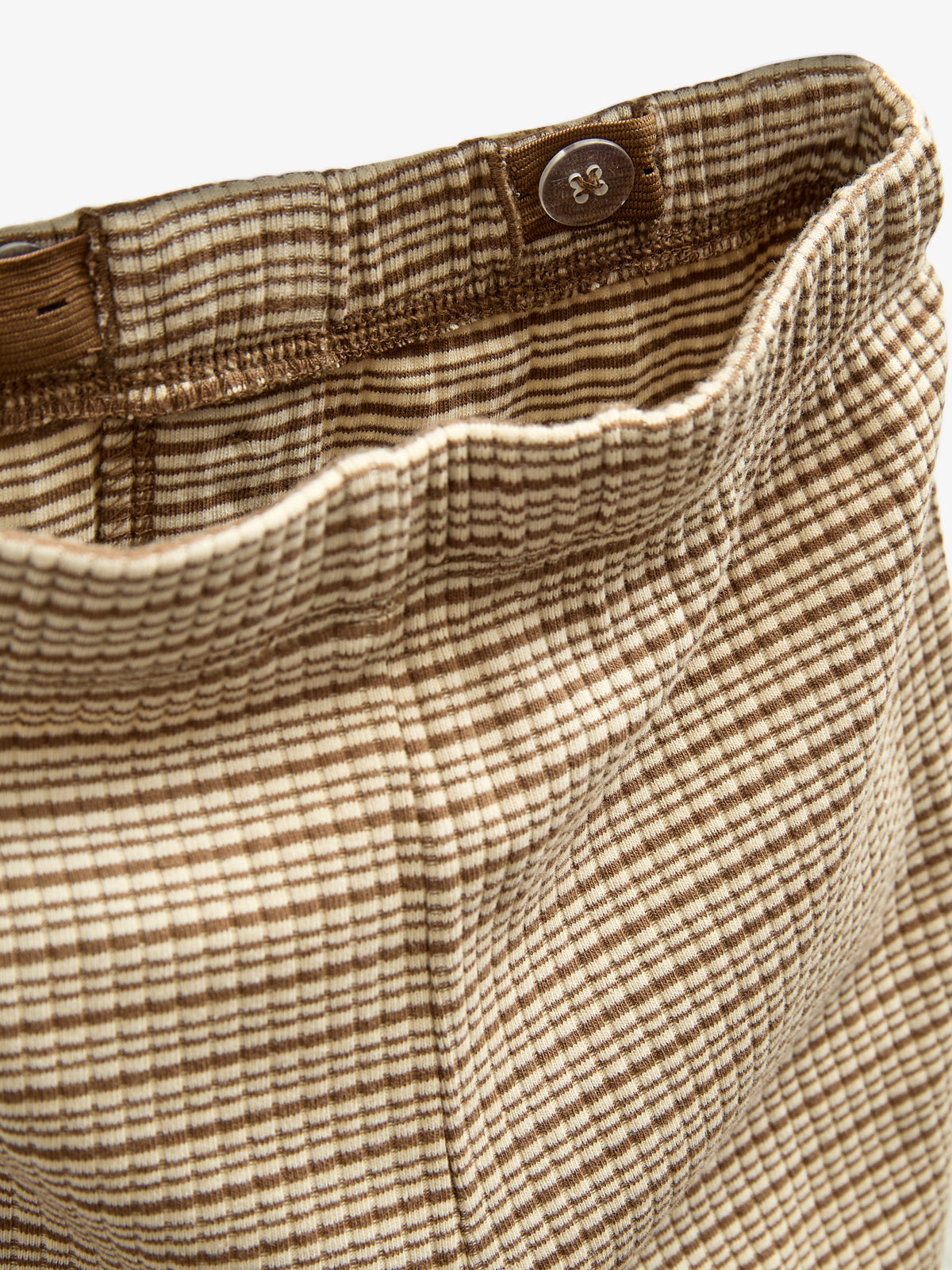 Rib-Bukser i Bomuld - Kids - Coffee Stripe | 100571 Manson