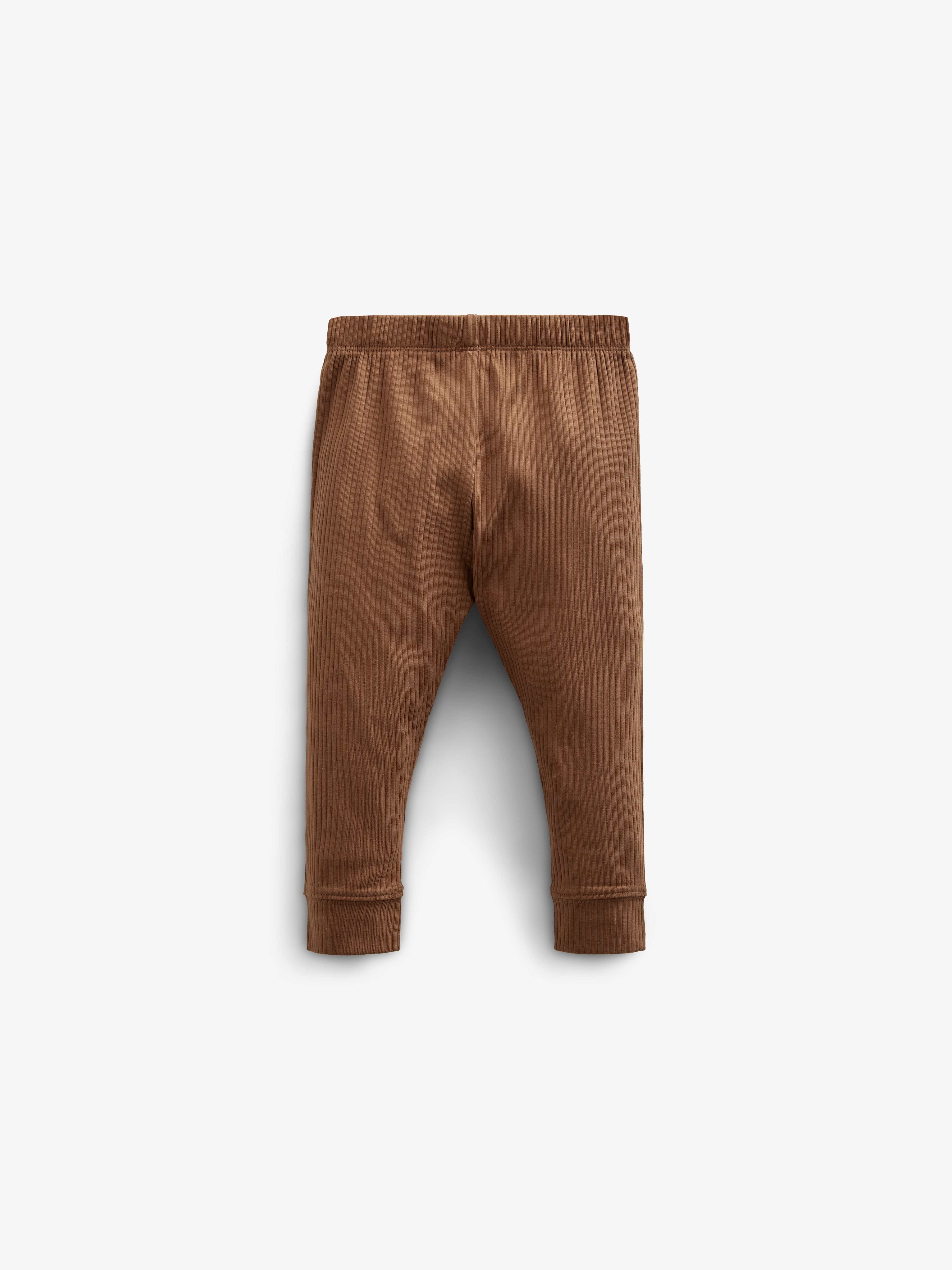 Rib-Bukser i Bomuld - Kids - Coffee | 100573 Manson