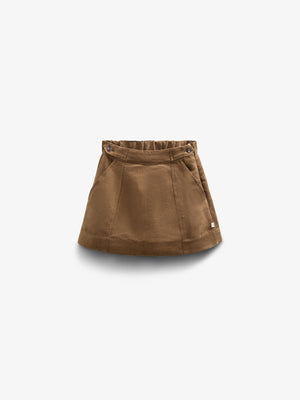 Nederdel i imiteret ruskind - Kids - Coffee | 100592 Selene