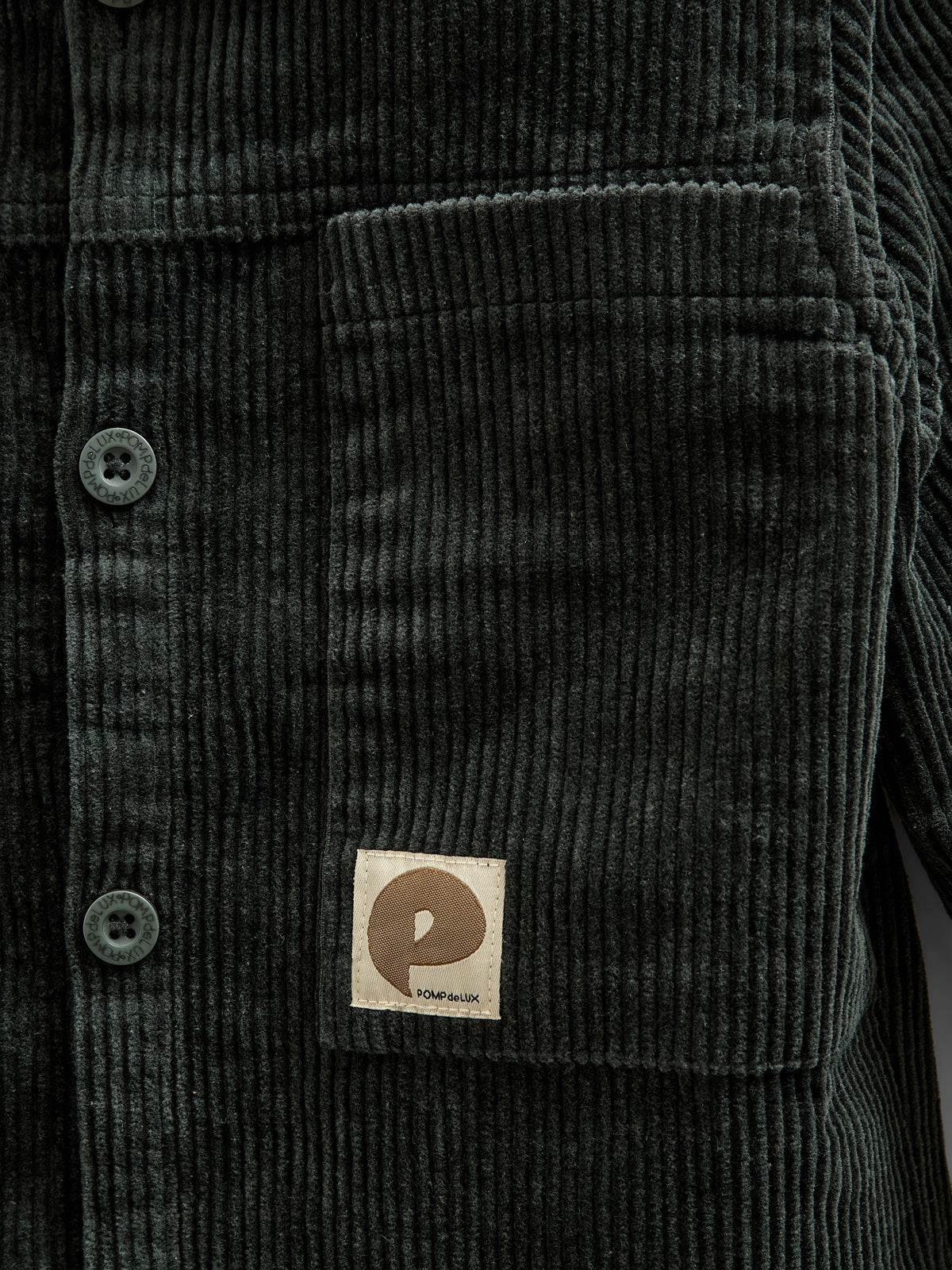 Overshirt i Fløjl - Kids - Forest Green | 100596 Jace