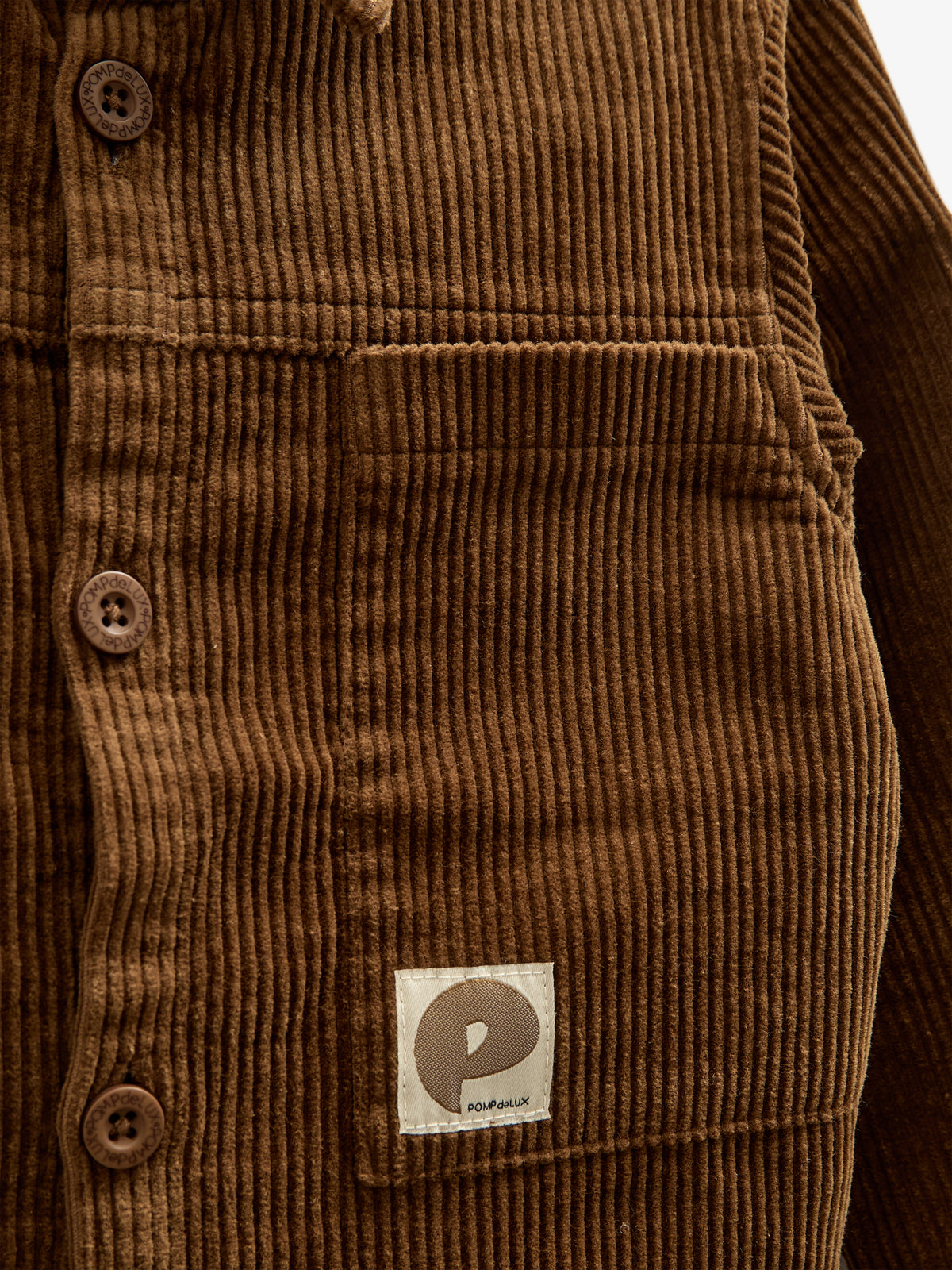 Overshirt i Fløjl - Kids - Coffee | 100598 Jace