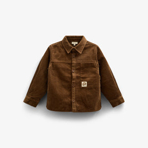 Overshirt i Fløjl - Kids - Coffee | 100598 Jace
