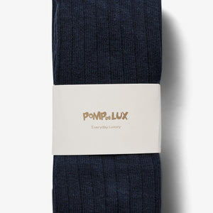 Strømpebukser 2-pak - Little - Navy/Vintage Blue