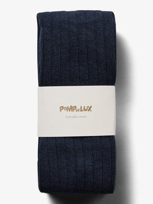 Strømpebukser 2-pak - Little - Navy/Vintage Blue