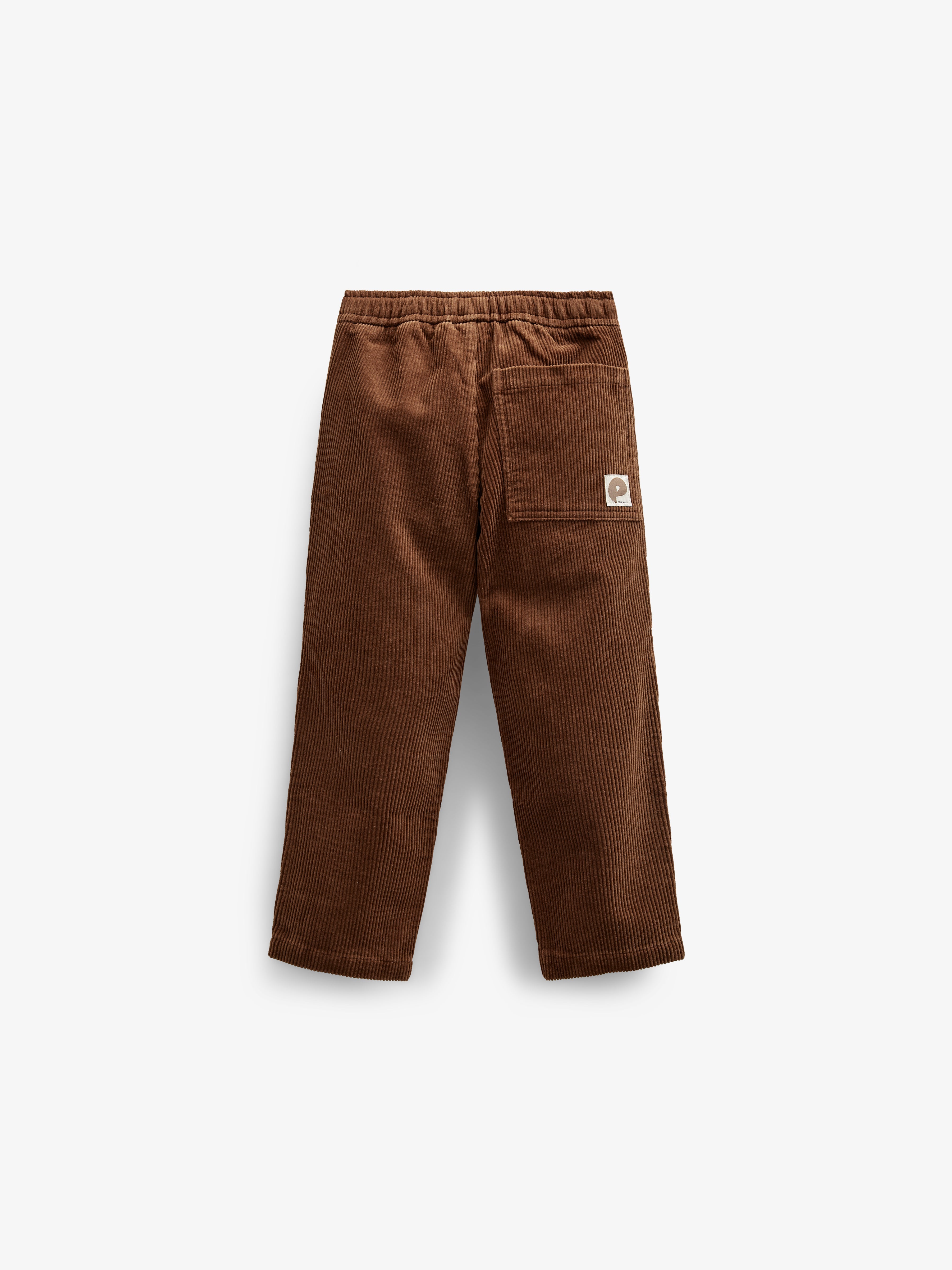 Pull-On Fløjlsbukser m. snøre - Kids - Coffee | 100602 Jace