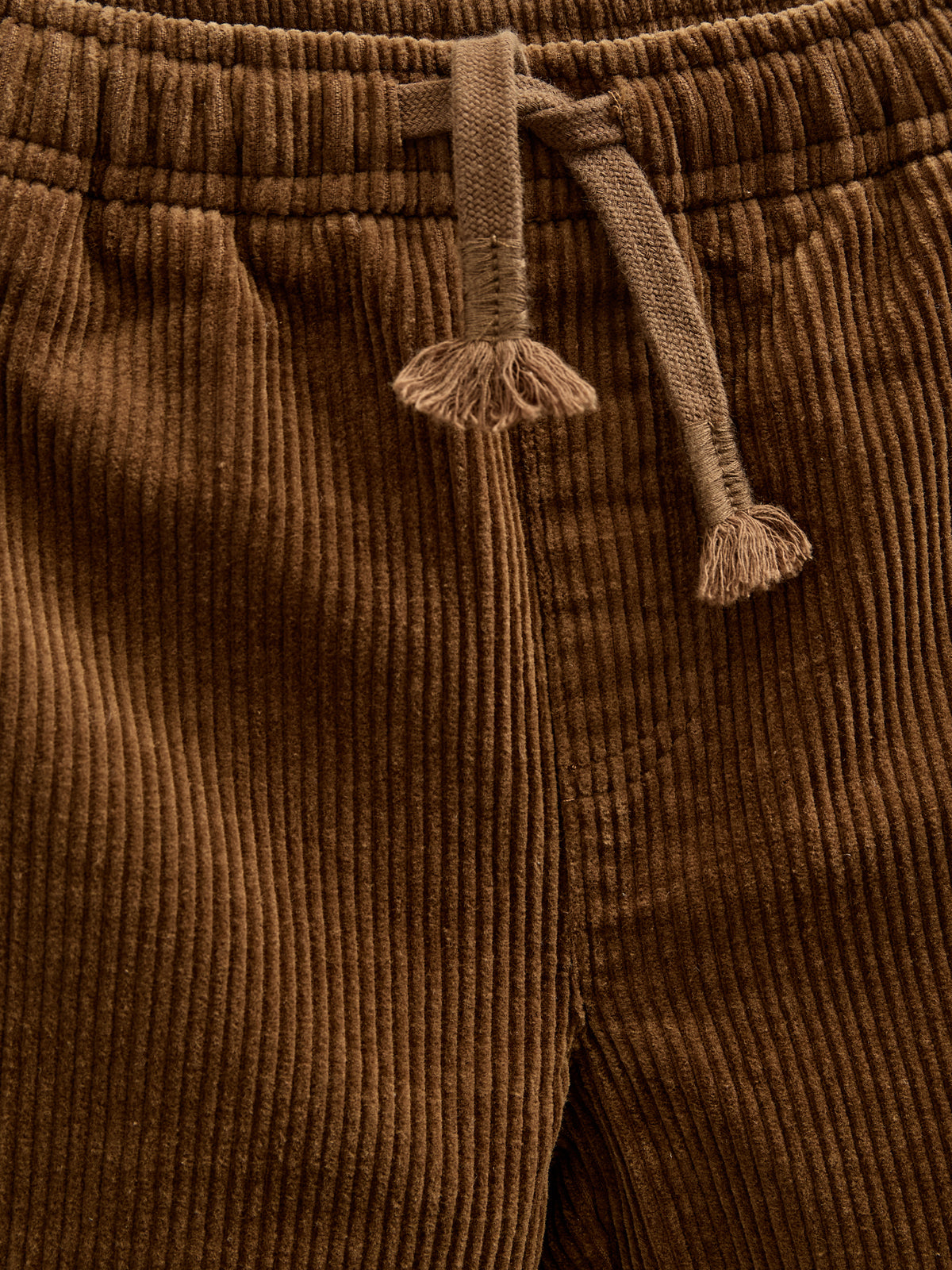 Pull-On Fløjlsbukser m. snøre - Tween - Coffee | 100604 Jace