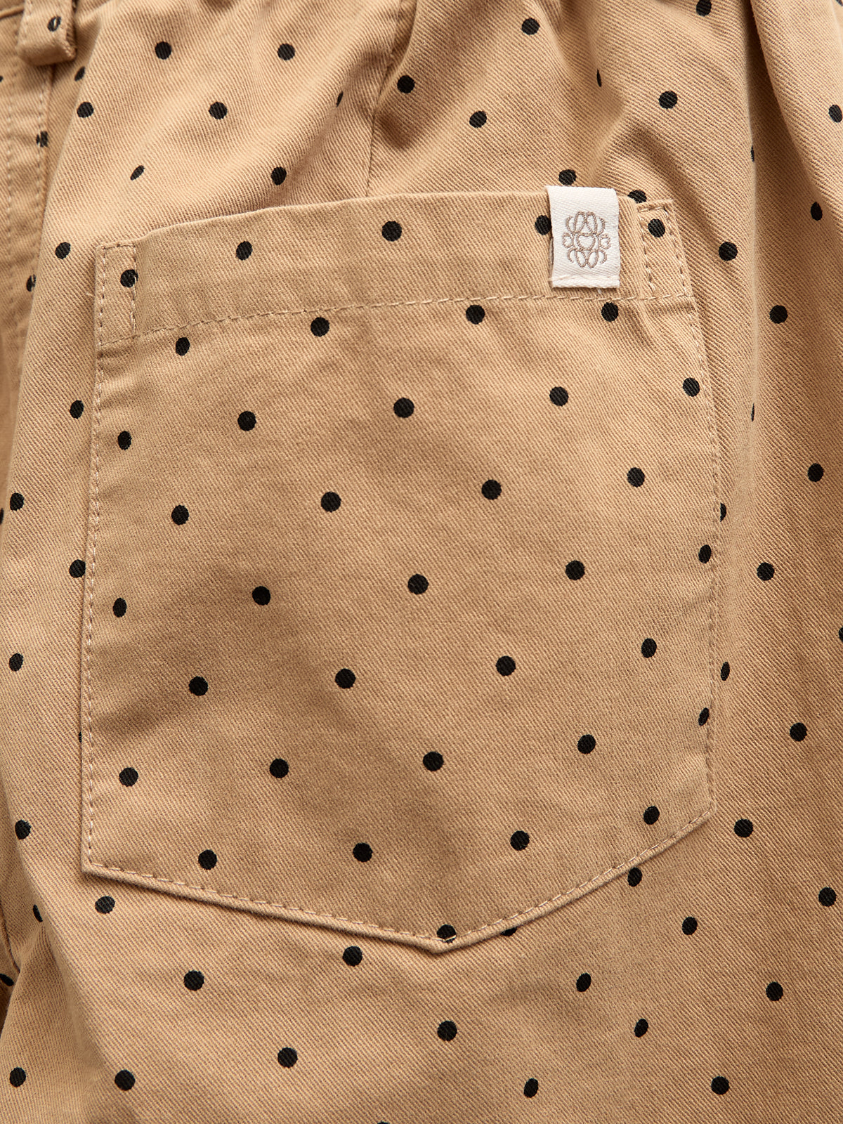 Twill-Bukser med prikker - Kids - Beige | 100614 Iris