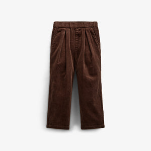 Bløde Pull-On Fløjlsbukser - Kids - Chocolate | 100621 Margot