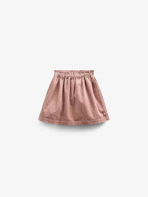 Blød nederdel i Fløjl - Kids - Rose | 100622 Margot