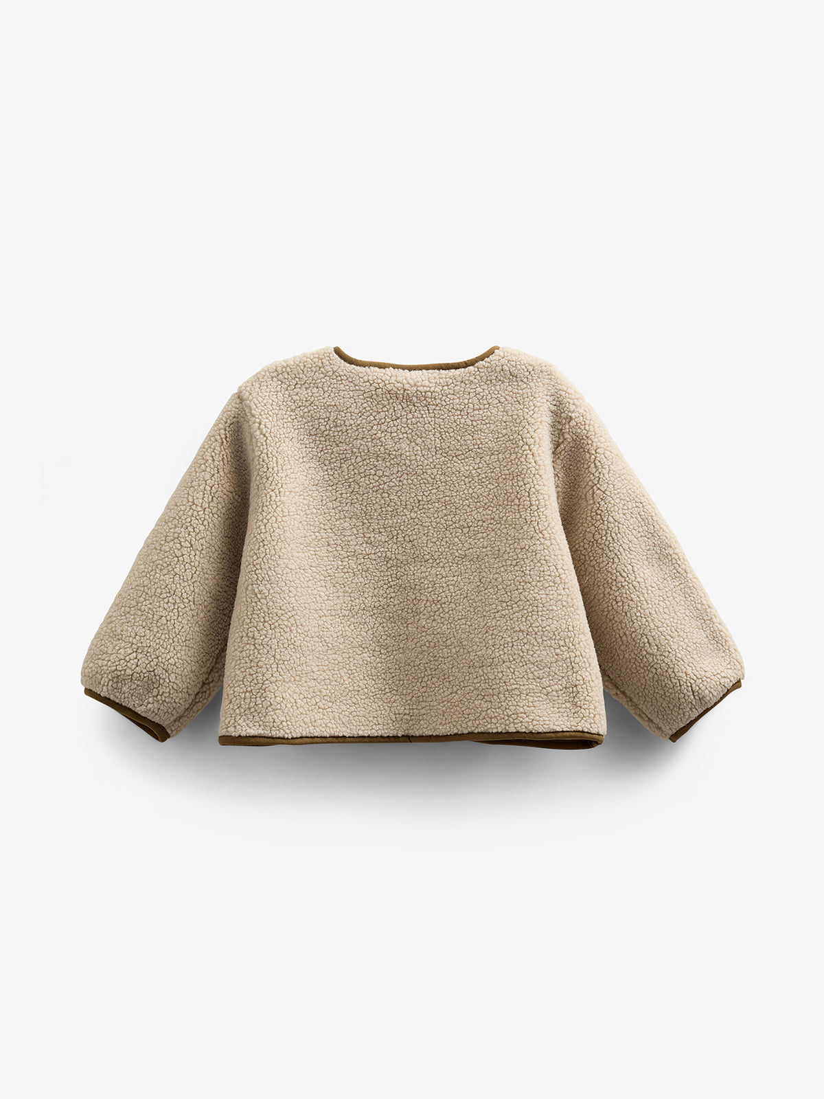 Teddyjakke med knapper - Kids - Nature | 100626 Mayfield