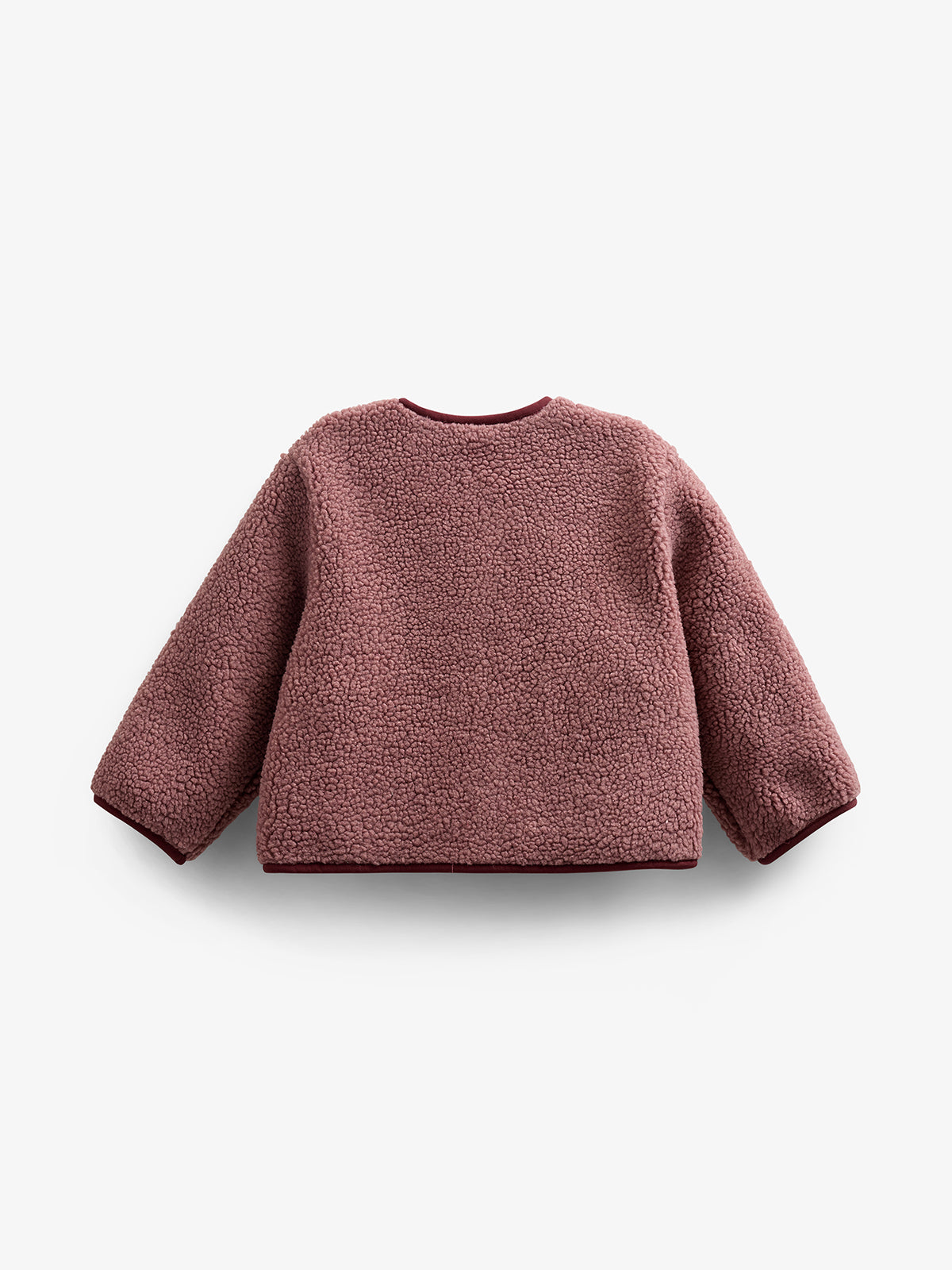 Teddyjakke med knapper - Kids - Old Rose | 100628 Mayfield