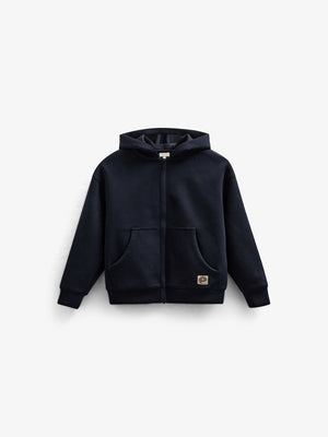 Scuba Hættetrøje med lynlås - Tween - Dark Navy | 100640 Liam