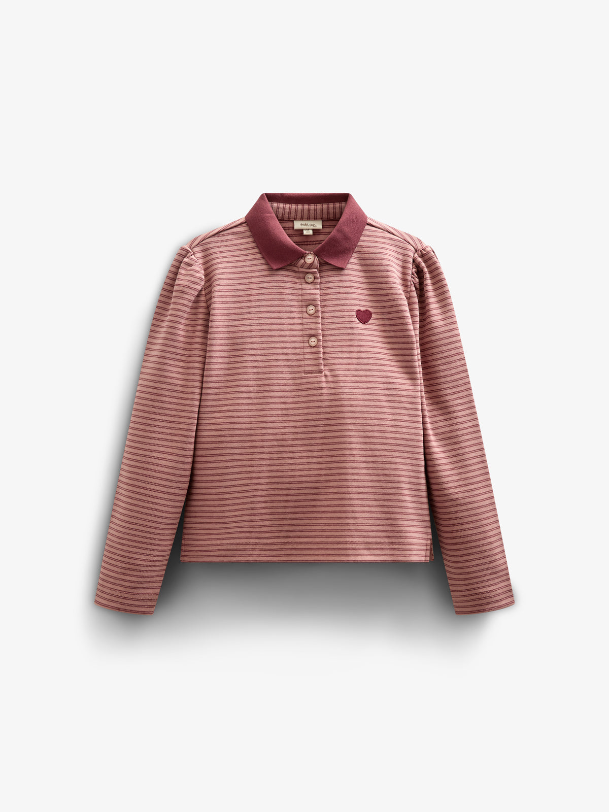 Stribet polo - Tween - Rose Stripe | 100646 Elise