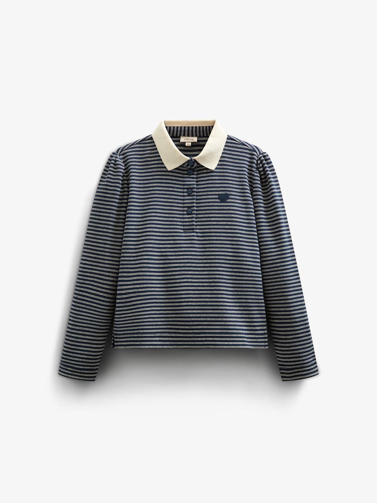 Stribet polo - Tween - Navy Stripe | 100647 Elise