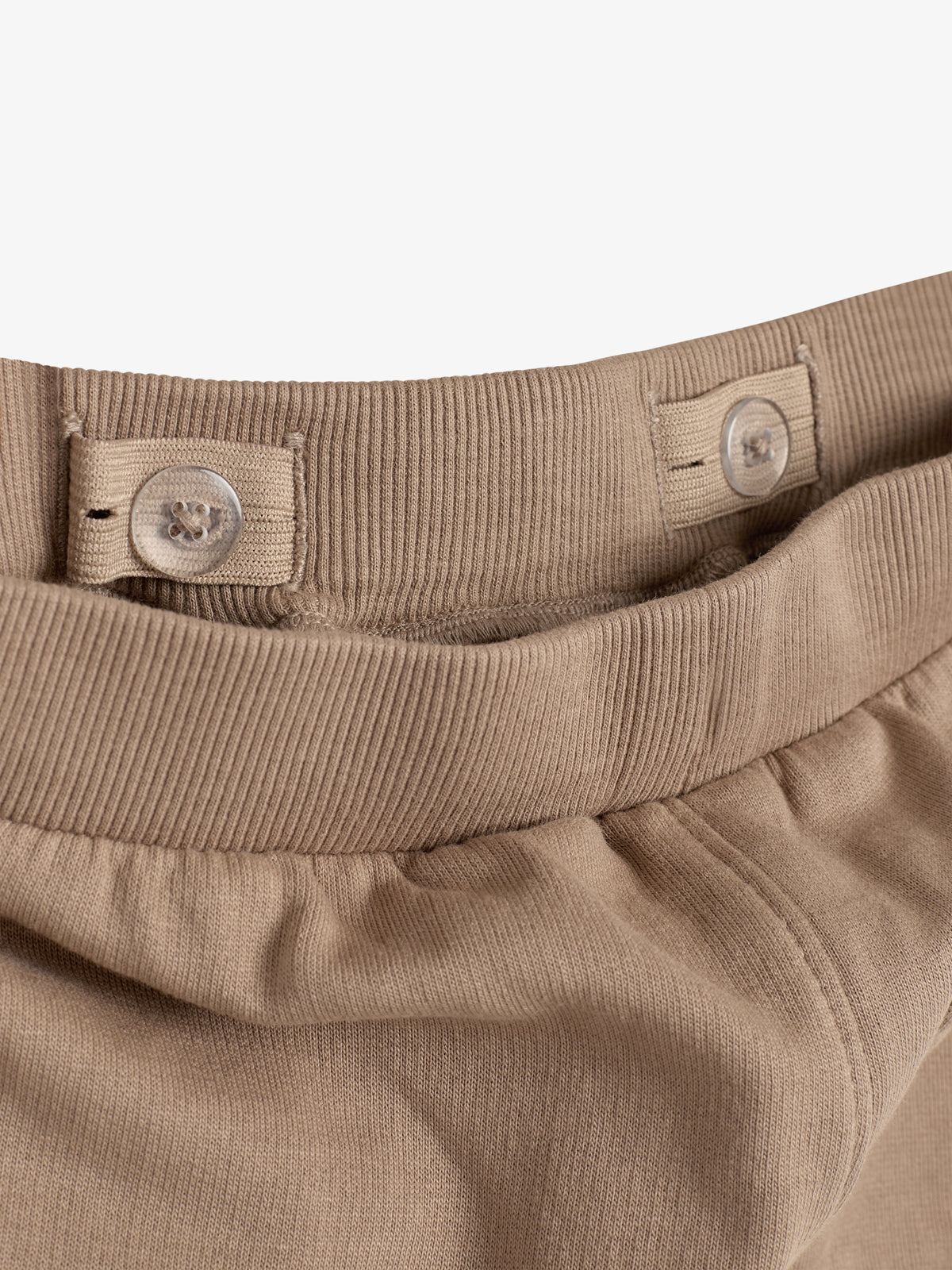 Sweat-sæt med puf-applikation - Little - Dark Beige