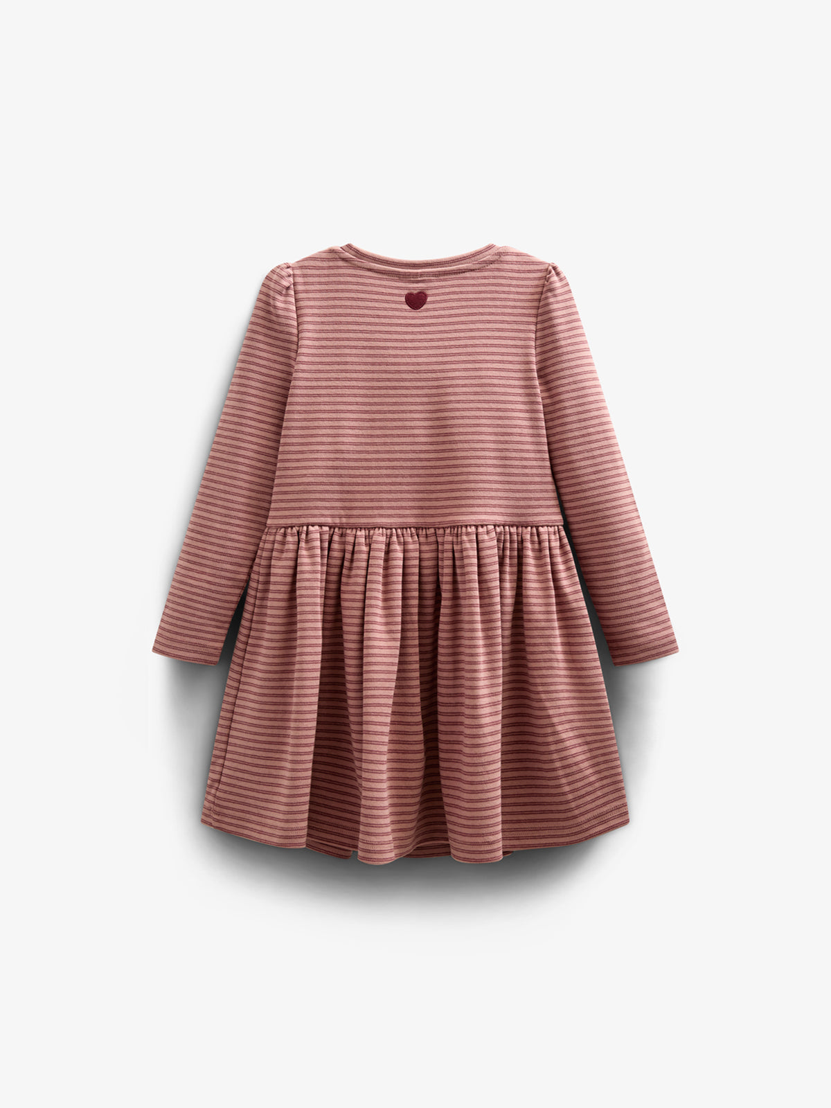 Stribet Jersey Kjole - Kids - Rose Stripe | 100650 Elise