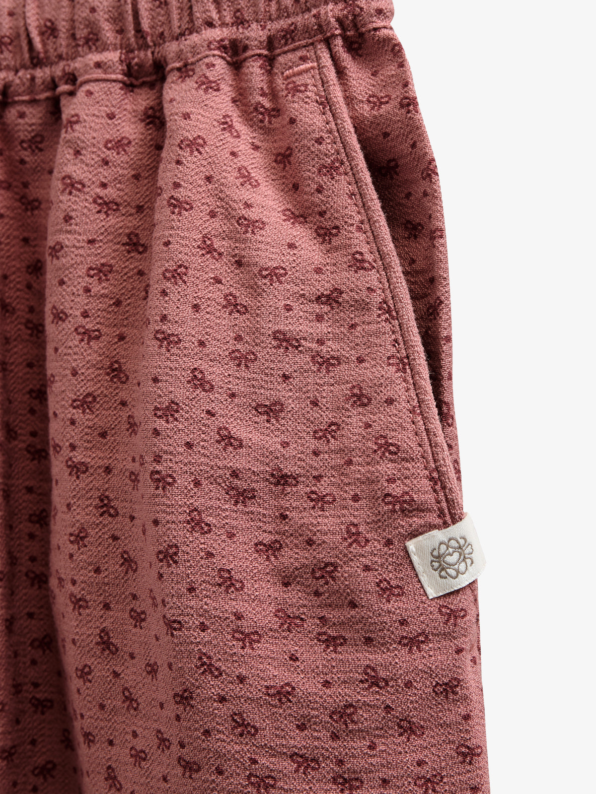 Bukser i Printet Crepe-viscose - Tween - Rose | 100659 Ana