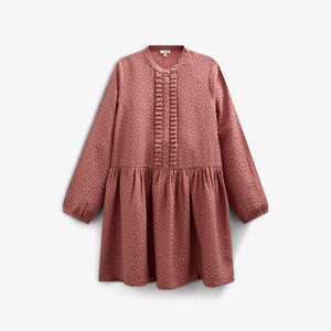 Kjole i Printet Crepe-viscose - All - Rose | 100661 Ana