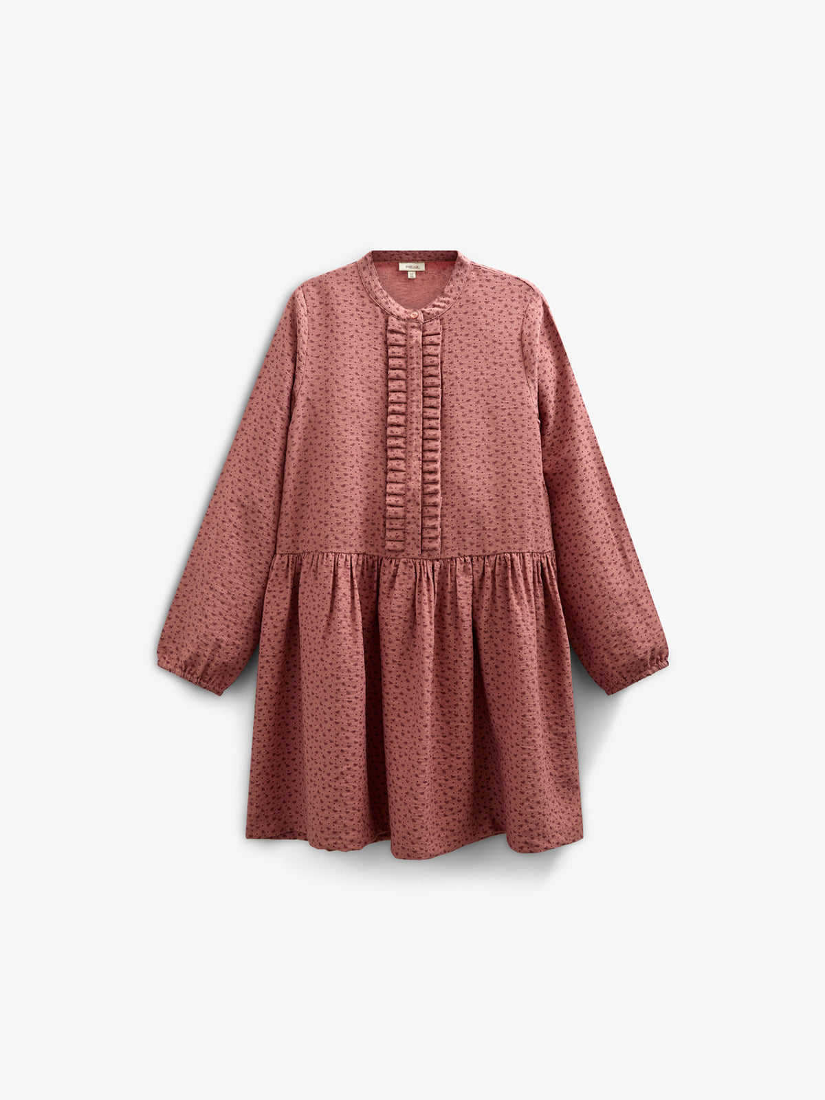 Kjole i Printet Crepe-viscose - All - Rose | 100661 Ana