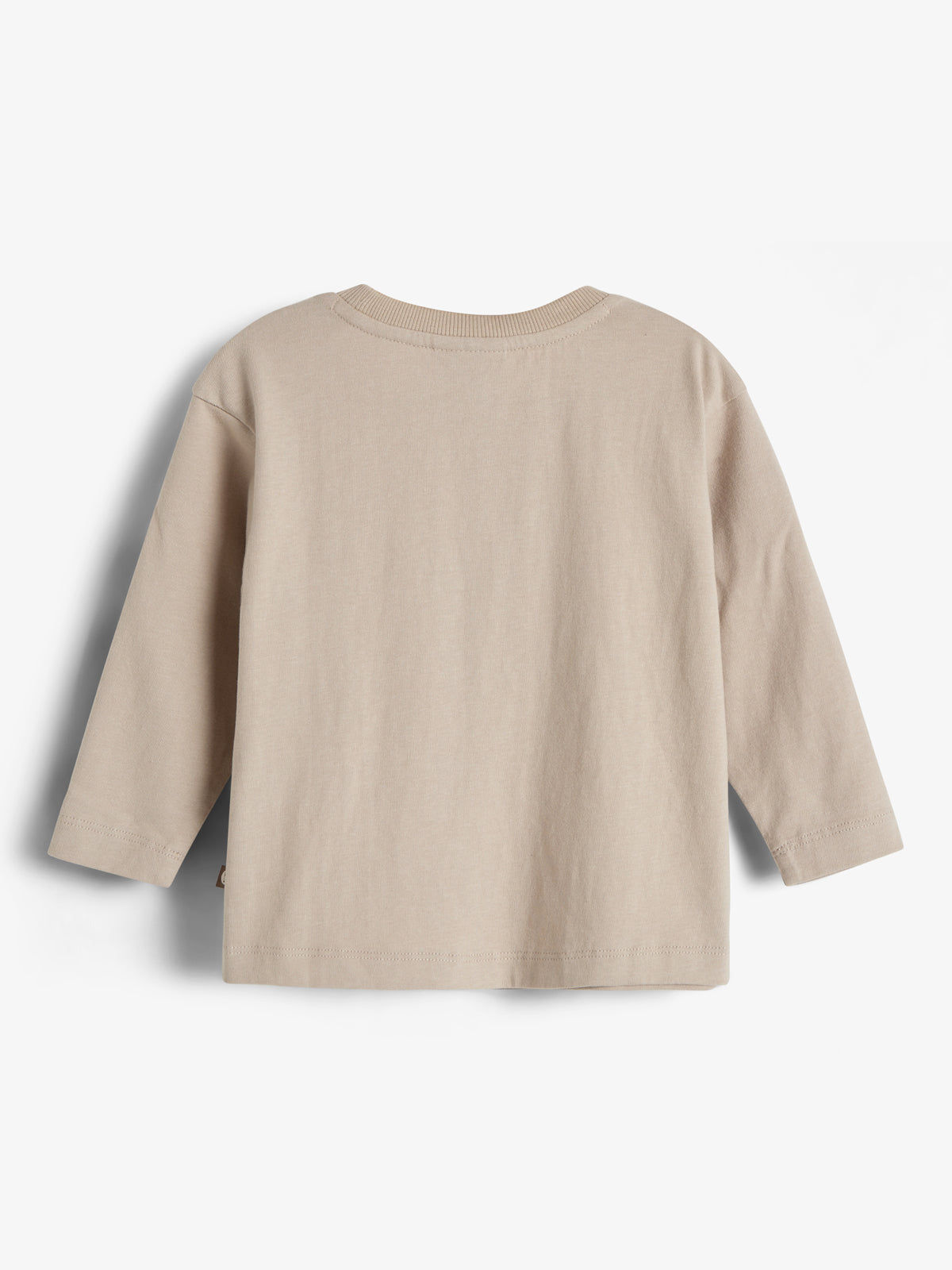 Foxie langærmet T-shirt - Little - Beige