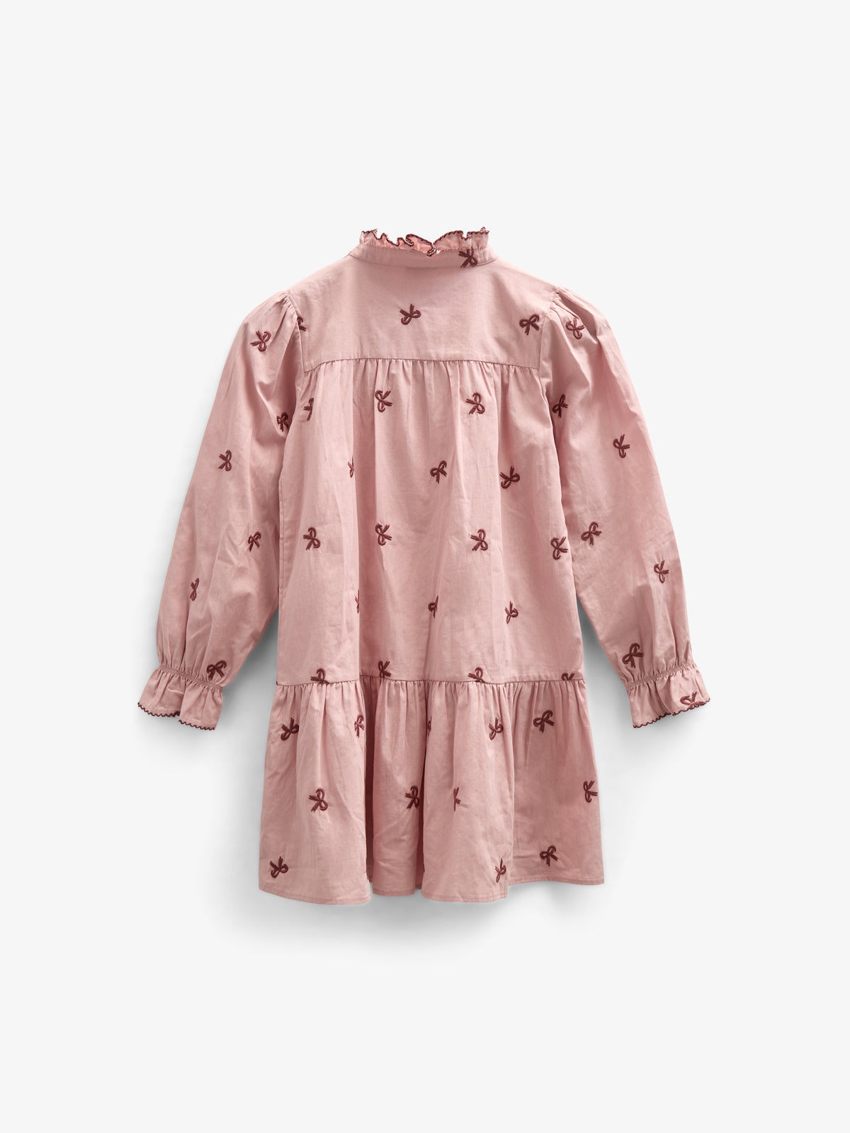 Poplin-kjole med broderi - Kids - Rose | 100681 Adison