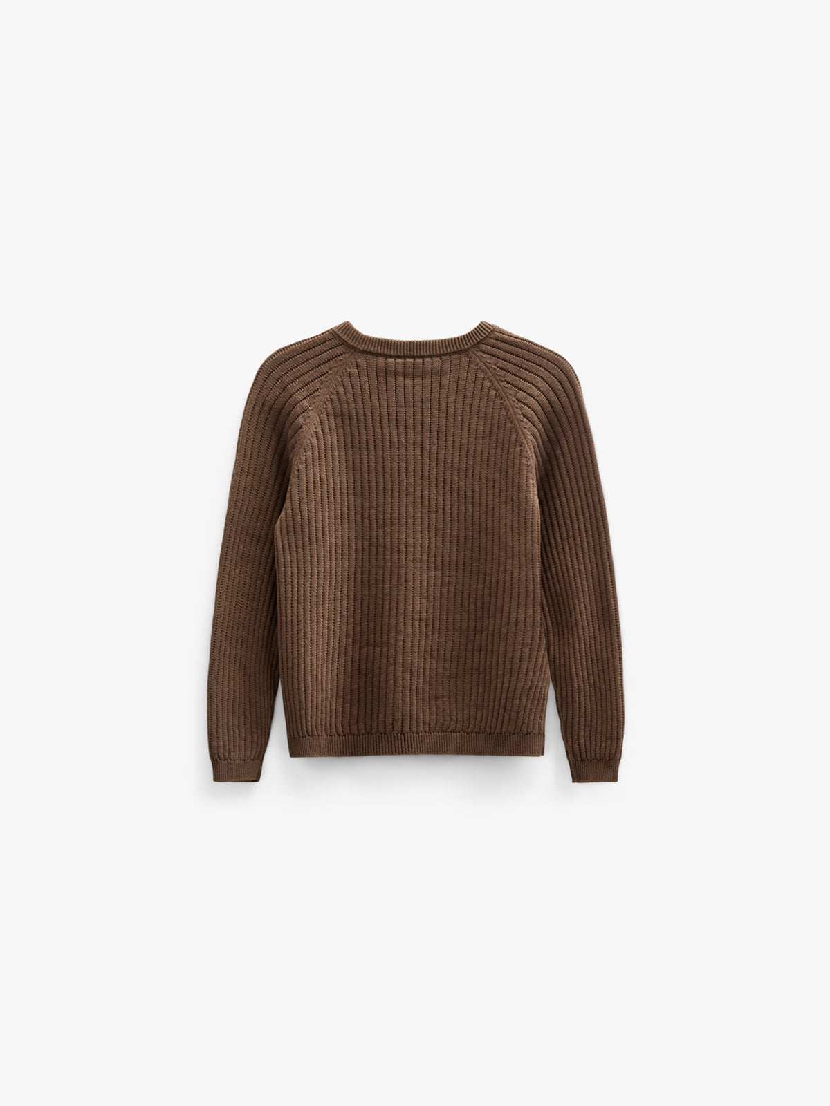 Strikket Bomuldssweater - Tween - Coffee | 100692 Jett