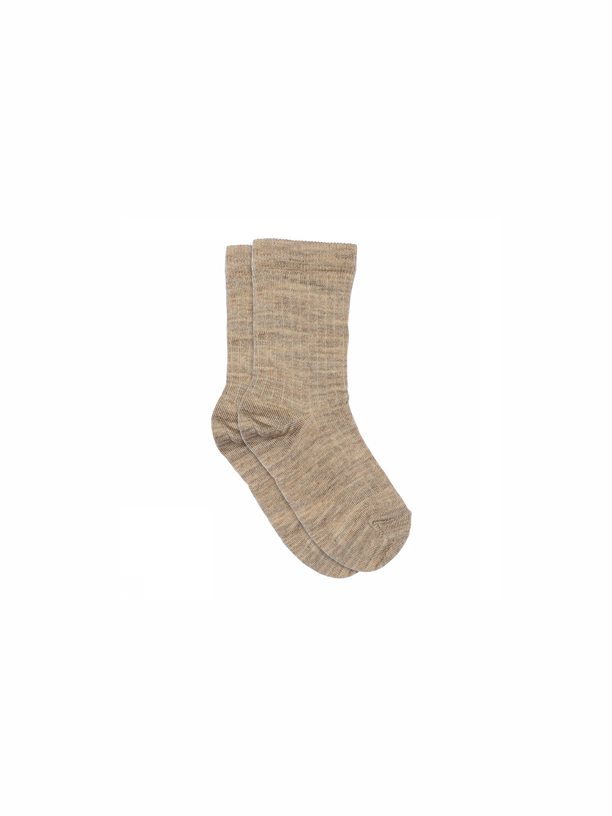 MP Rib Strømper i uld - All - Caffe Latte Melange | 100736 MP Wool Socks
