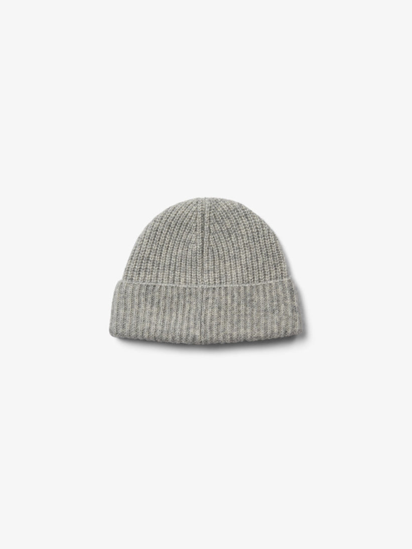 Beanie i Uldmix - All - Grey Melange | 100749 Cork