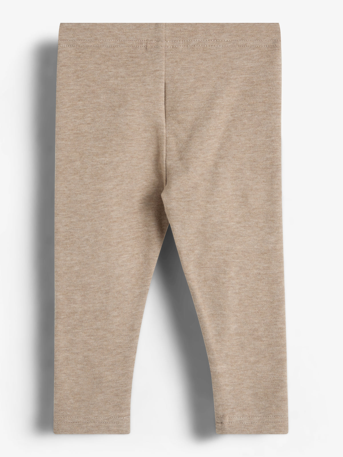 Leggings i plysjersey - Little - Beige Melange