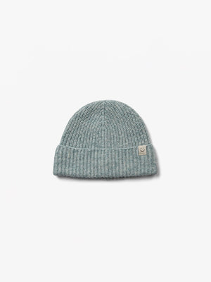 Beanie i Uldmix - All - Green Melange | 100750 Cork