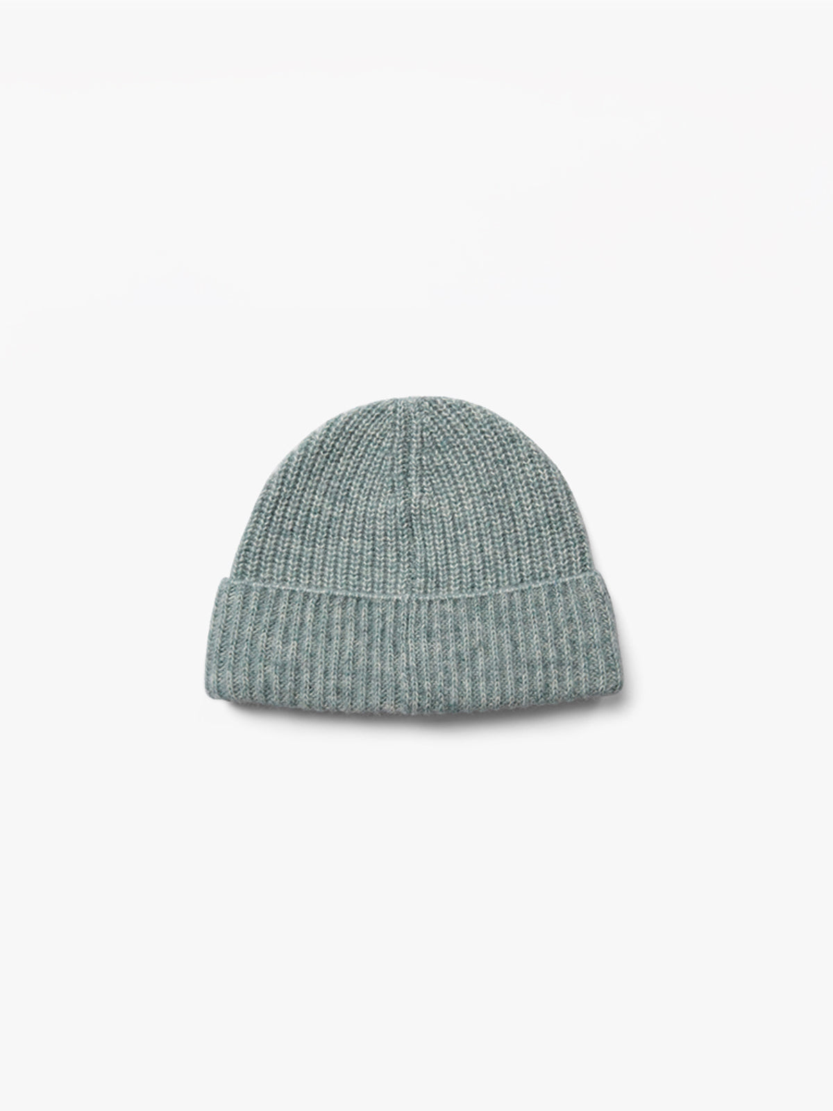 Beanie i Uldmix - All - Green Melange | 100750 Cork