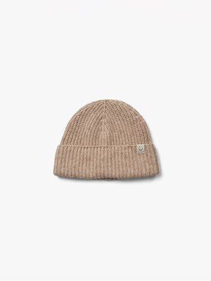 Beanie i Uldmix - All - Beige Melange | 100751 Cork