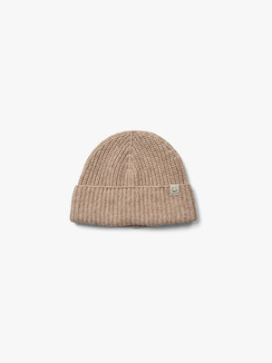 Beanie i Uldmix - All - Beige Melange | 100751 Cork