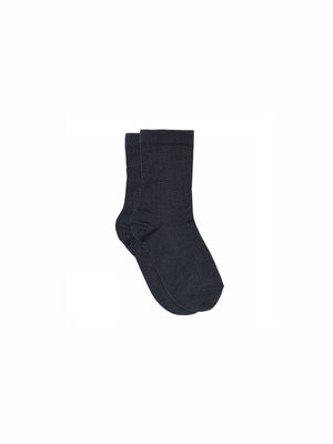 MP Ribstrikkede bomuldsstrømper - Kids - Navy | 101367 MP Cotton Rib Socks