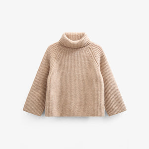 Sweater i Uldmix - All - Beige Melange | 100759 Grace