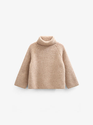 Sweater i Uldmix - All - Beige Melange | 100759 Grace