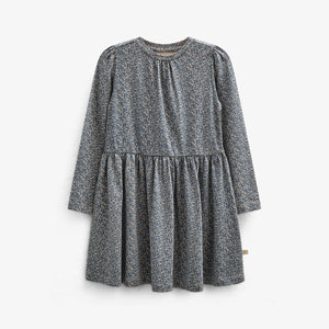 Kjole i Printet Jersey - Tween - Blue | 100765 Ada