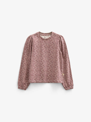 Bluse i Jersey med print - Kids - Vintage Red | 100770 Ada