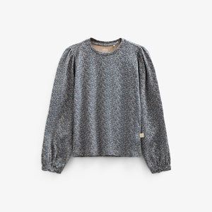 Bluse i Jersey med print - Tween - Blue | 100773 Ada
