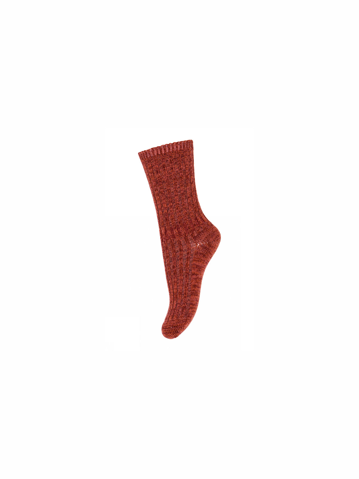 MP Slouch-Strømper i uld - All - Burgundy Melange | 100777 MP Noa Socks