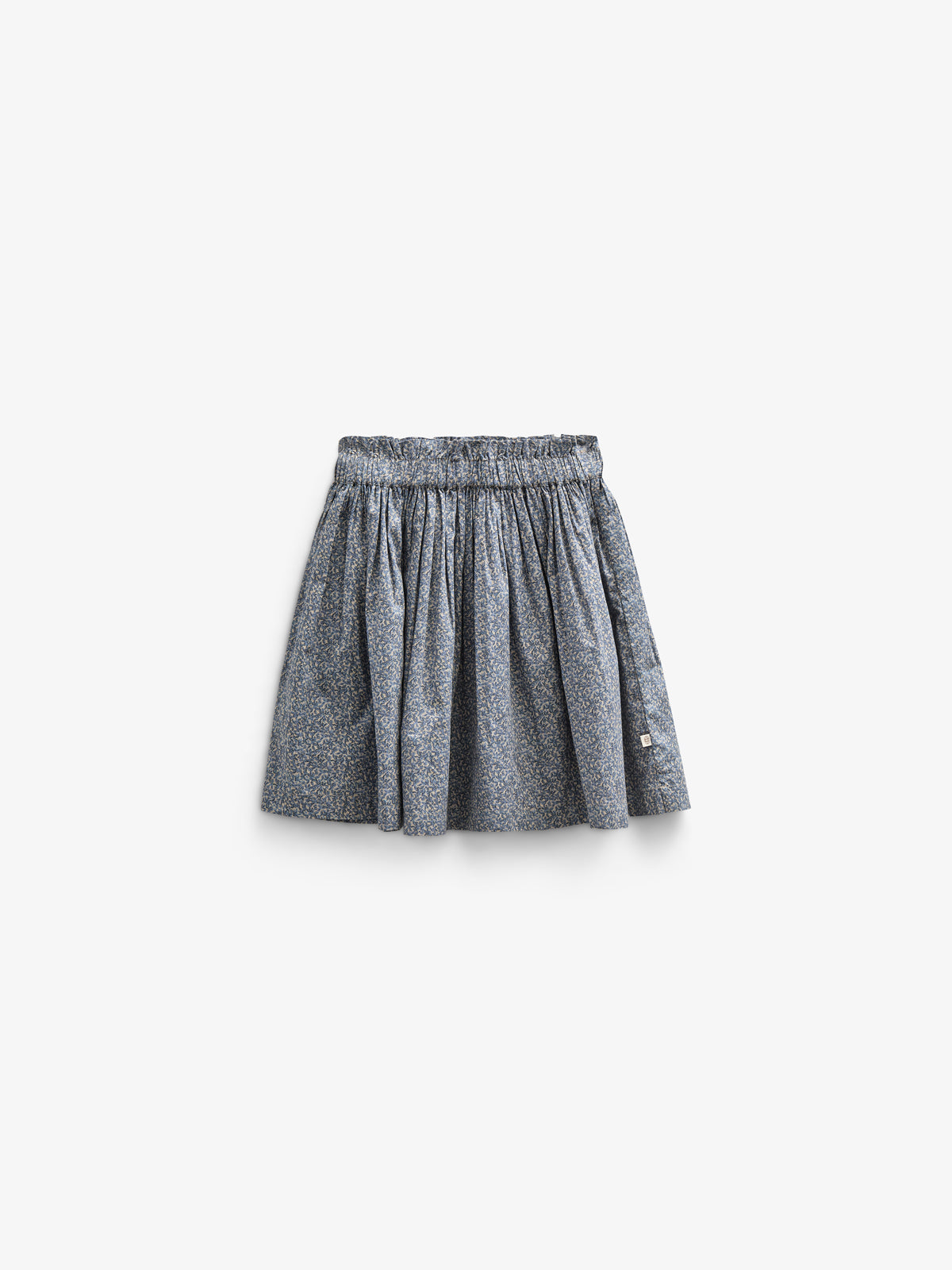 Nederdel bomulds-poplin med print - Tween - Blue | 100795 Allie