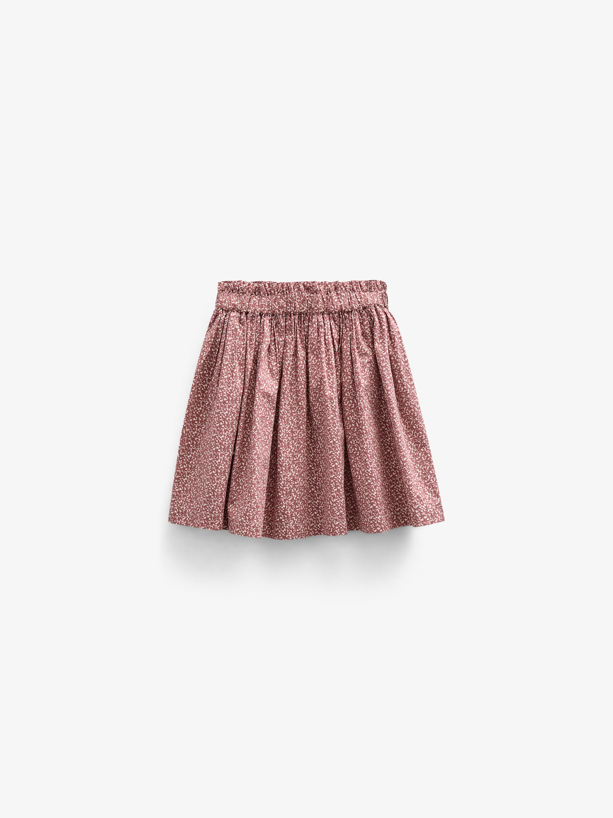 Nederdel Bomulds-Poplin med print - Kids - Vintage Red | 100796 Allie