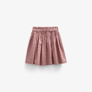Nederdel bomulds-poplin med print - Tween - Vintage Red | 100797 Allie