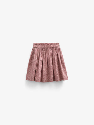 Nederdel bomulds-poplin med print - Tween - Vintage Red | 100797 Allie