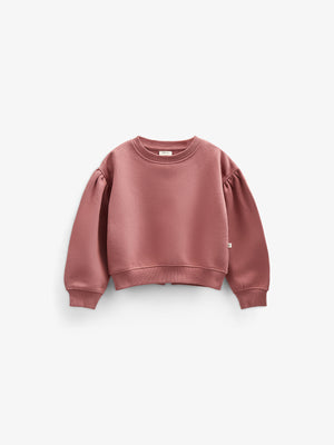 Sweatshirt med sløjfedetaljer - Tween - Vintage Red | 100813 Ruth