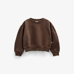 Sweatshirt med sløjfedetaljer - Tween - Chocolate | 100815 Ruth