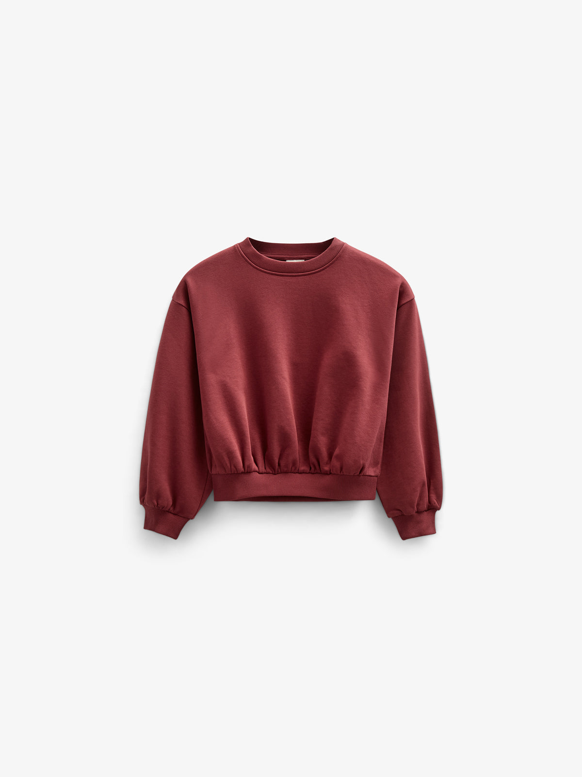 Sweatshirt med balonærmer - Tween - Burgundy | 100819 Joanna
