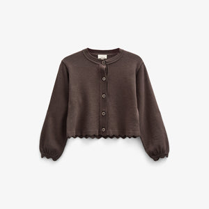 Cardigan - Tween - Chocolate | 100827 Nicole