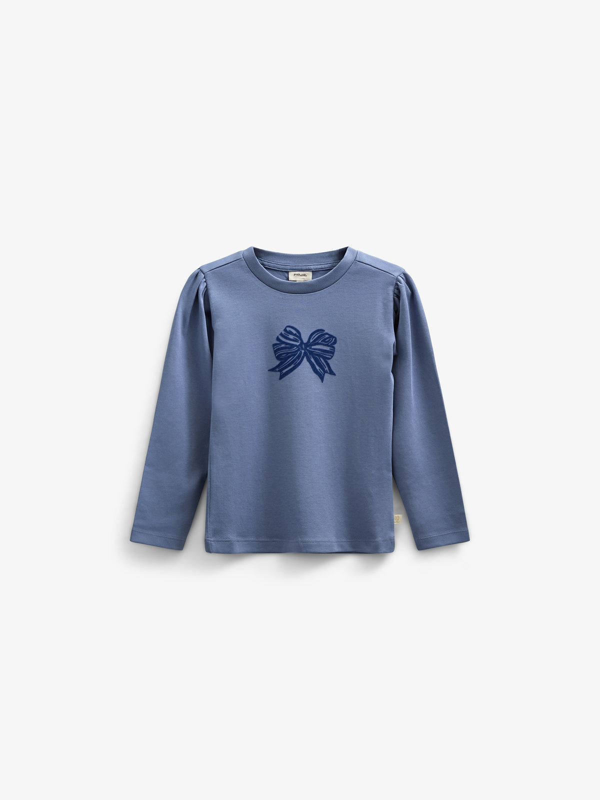 Langærmet T-shirt i m. Print - Tween - Blue | 100851 Kendell