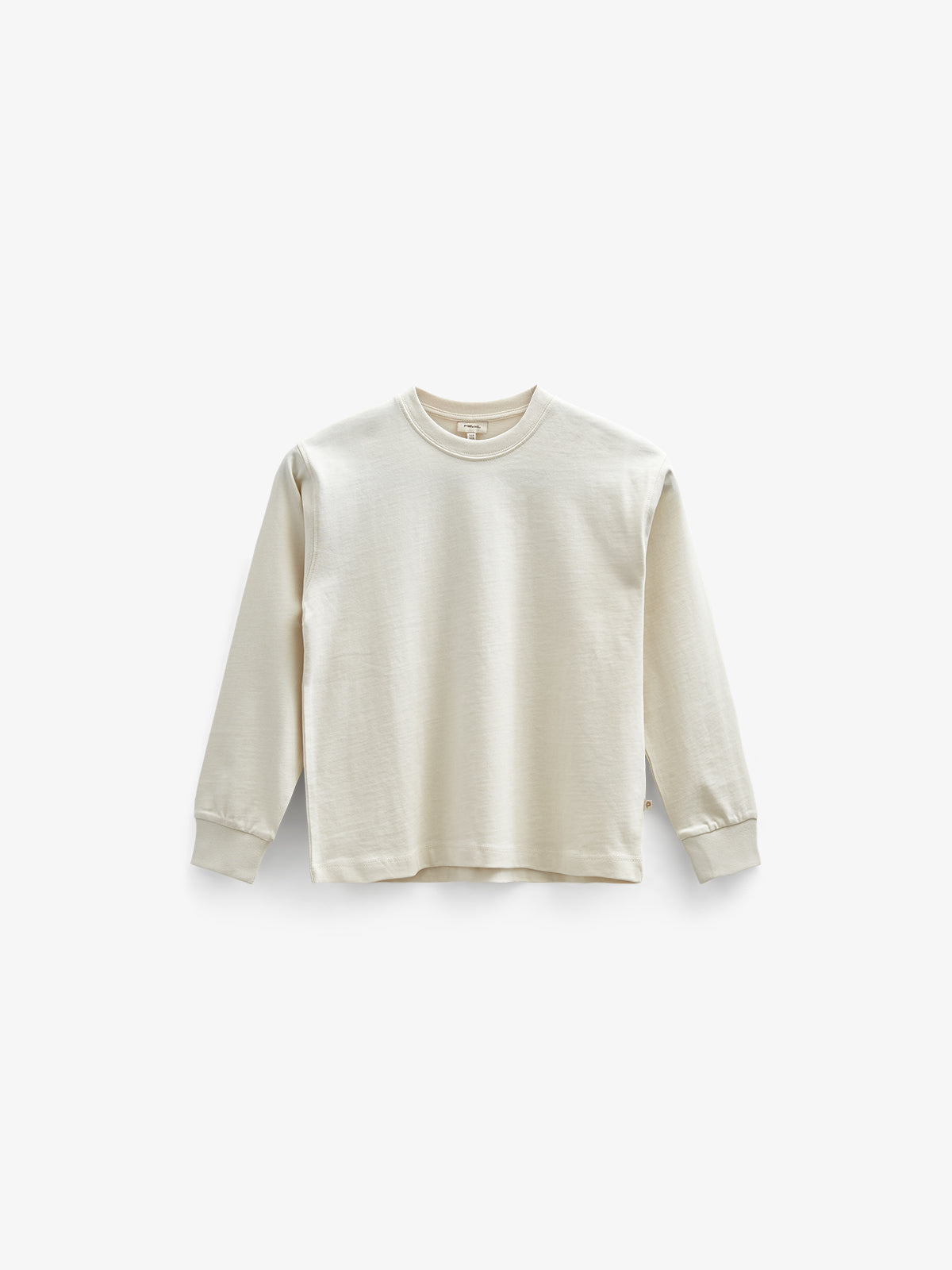 Oversize langærmet T-shirt - Tween - Off White | 100853 August